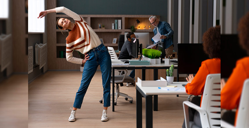 ejercicios de pausas activas en el trabajo